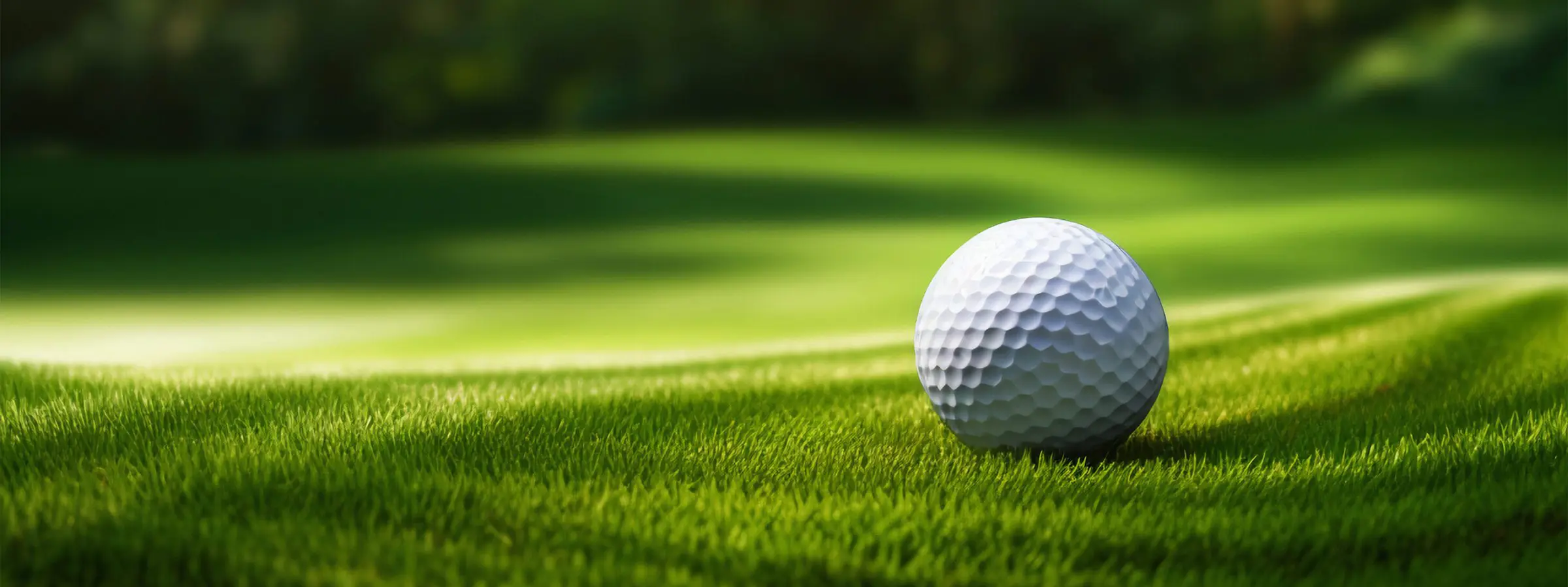 Golf ball on a field Golf ball on a field